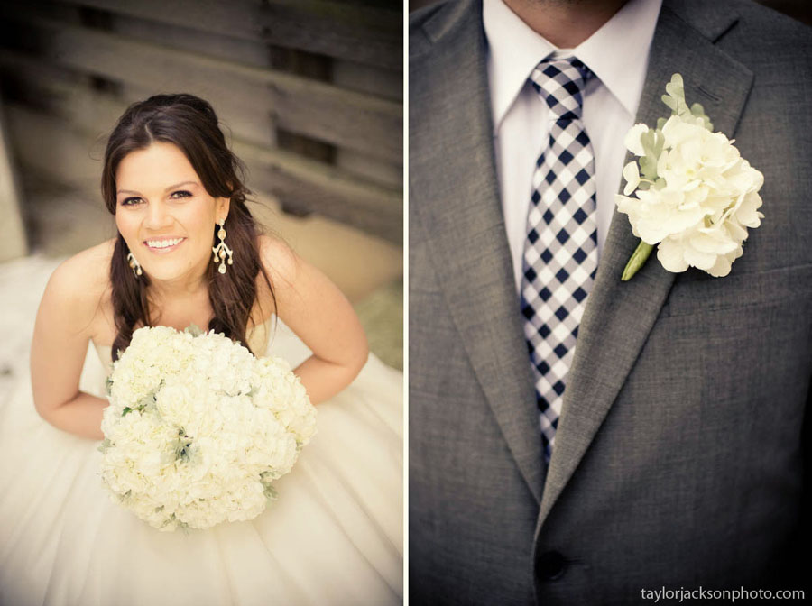 flowers and tux detail