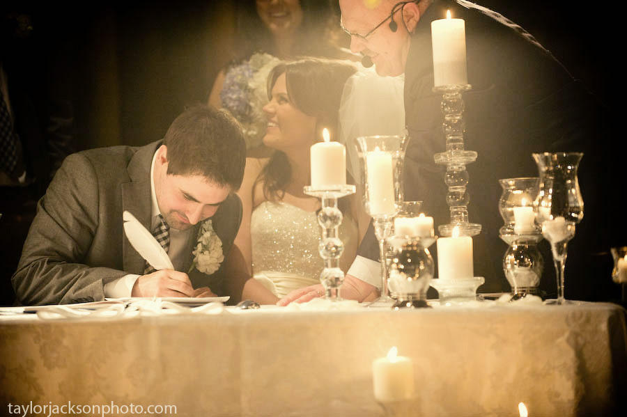 Signing of the register