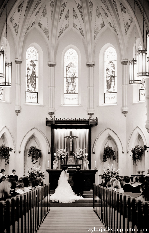 Inside the church - wedding