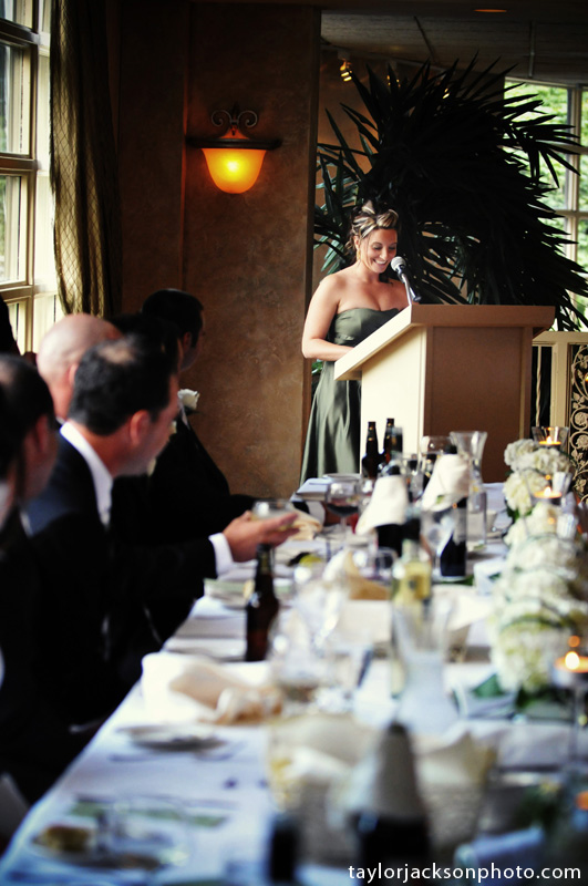 Wedding Speech at The Pines in Cambridge Ontario